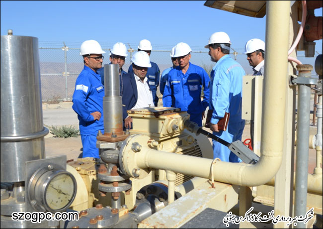 بازدید مدیر عامل شرکت بهره برداری نفت و گاز زاگرس جنوبی از منطقه عملیاتی نار و کنگان 2