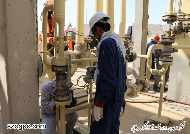 تعمیرات اساسی پالایشگاه گاز فراشبند منطقه عملياتی آغار و دالان 1