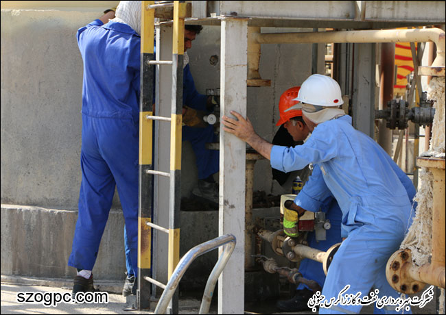 تعمیرات اساسی پالایشگاه گاز فراشبند منطقه عملیاتی آغار و دالان 4