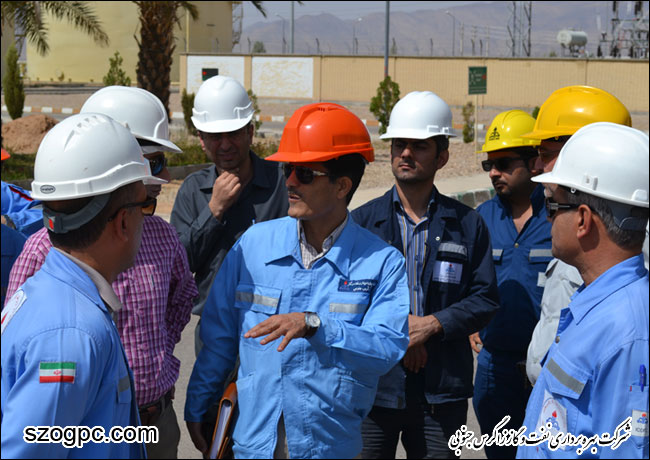بازدید مهندس محمدی مدیر عملیات شرکت بهره برداری نفت و گاز زاگرس جنوبی از منطقه عملیاتی سروستان و سعادت آباد 5