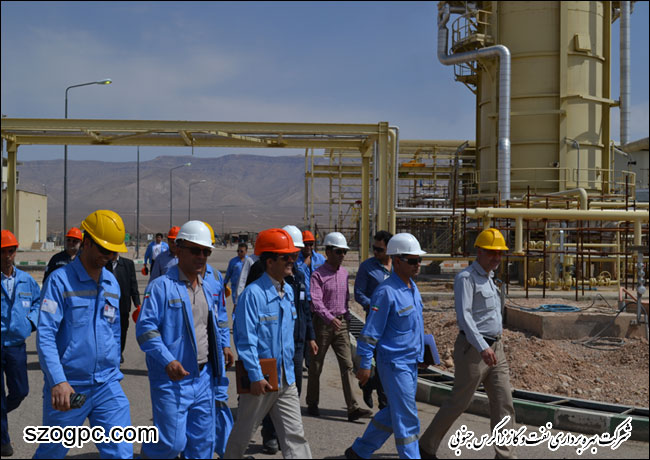 بازدید مهندس محمدی مدیر عملیات شرکت بهره برداری نفت و گاز زاگرس جنوبی از منطقه عملیاتی سروستان و سعادت آباد 7