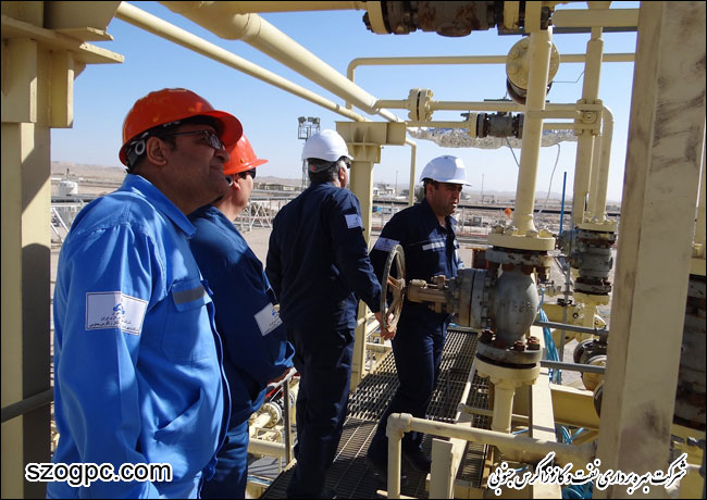 بازدید مدیر عامل شرکت بهره برداری نفت و گاز زاگرس جنوبی از منطقه عملیاتی پارسیان 1