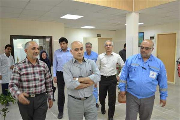 افتتاح درمانگاه منطقه عملیاتی سروسان و سعادت آباد شرکت بهره برداری نفت و گاز زاگرس جنوبی