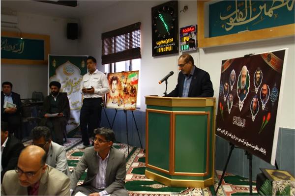 برگزاری محفل انس با قرآن در منطقه عملیاتی سروستان و سعادت آباد