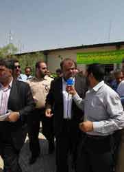 بازدید وزیر نفت و هئیت همراه ازمیدان نفتی سروستان و سعادت آباد
