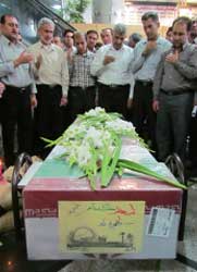 میزبانی شرکت بهره برداری نفت و گاز زاگرس جنوبی از شهید گمنام