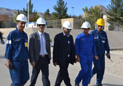 دیدار مدیر عامل شرکت بهره برداری نفت و گاز زاگرس جنوبی با کارکنان منطقه عملیاتی آغار و دالان