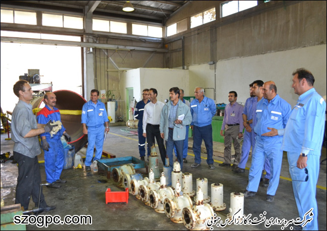 بازدید مدیر عملیات شرکت بهره برداری نفت و گاز زاگرس جنوبی از منطقه عملیاتی نار و کنگان