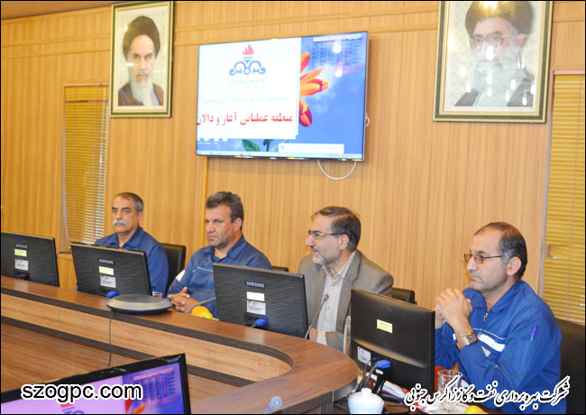 بازدید مدیر امور فنی شرکت بهره برداری نفت و گاز زاگرس جنوبی از منطقه عملیاتی آغار و دالان 3