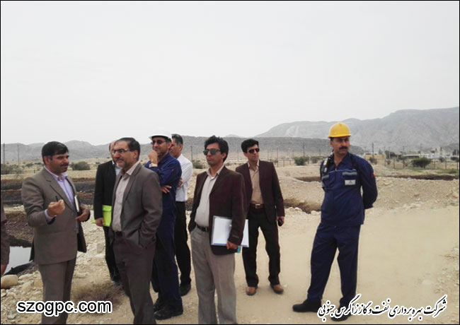 بازدید مدیر امور فنی شرکت بهره برداری نفت و گاز زاگرس جنوبی از منطقه عملیاتی آغار و دالان 1