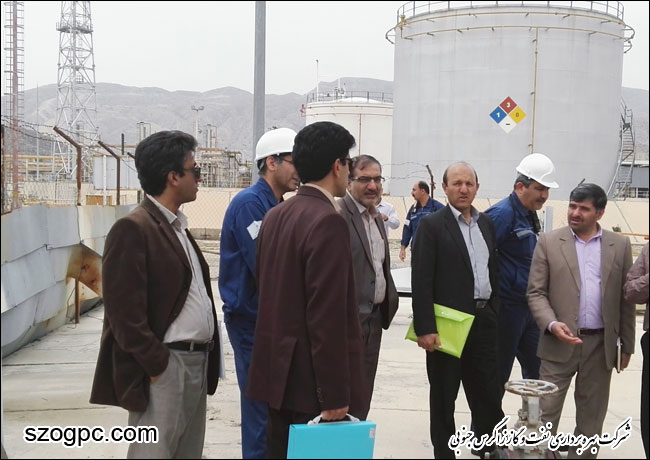 بازدید مدیر امور فنی شرکت بهره برداری نفت و گاز زاگرس جنوبی از منطقه عملیاتی آغار و دالان