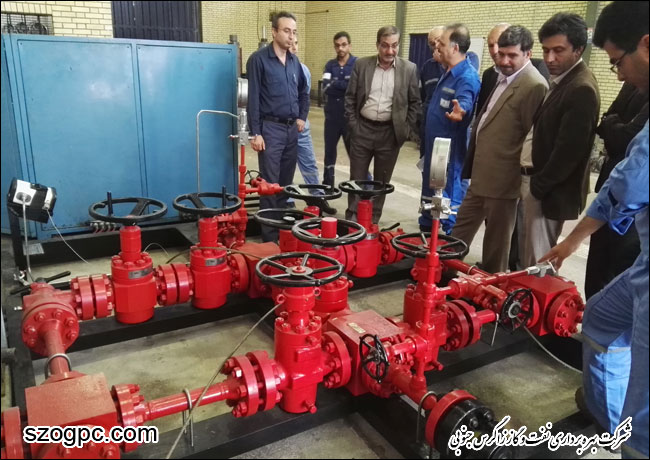 بازدید مدیر امور فنی شرکت بهره برداری نفت و گاز زاگرس جنوبی از منطقه عملیاتی آغار و دالان 4