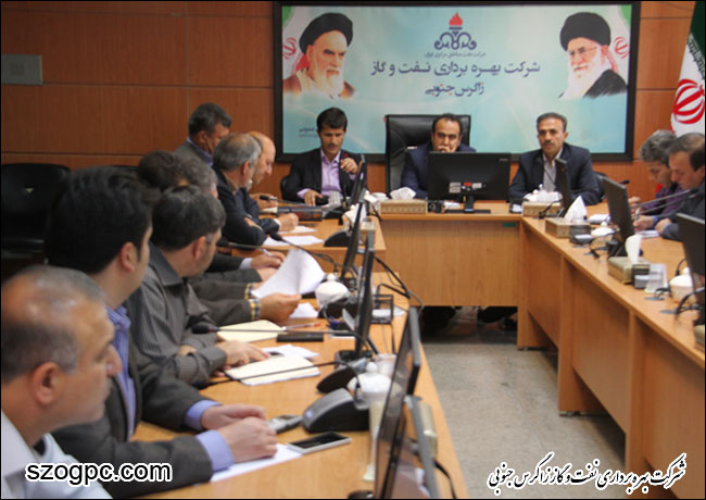 نشست مشترک مدیر عامل شرکت بهره برداری نفت و گاز زاگرس جنوبی و مدیر شرکت خطوط لوله و مخابرات نفت ایران منطقه فارس 3