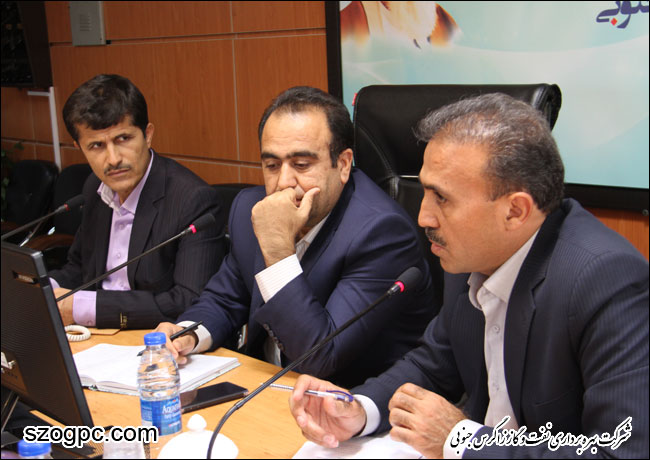نشست مشترک مدیر عامل شرکت بهره برداری نفت و گاز زاگرس جنوبی و مدیر شرکت خطوط لوله و مخابرات نفت ایران منطقه فارس 4