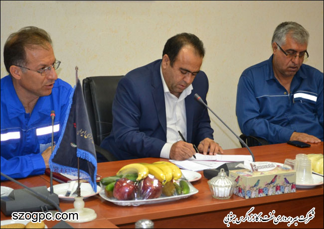 بازدید مدیر عامل شرکت بهره برداری نفت و گاز زاگرس جنوبی از منطقه عملیاتی نار و کنگان 5