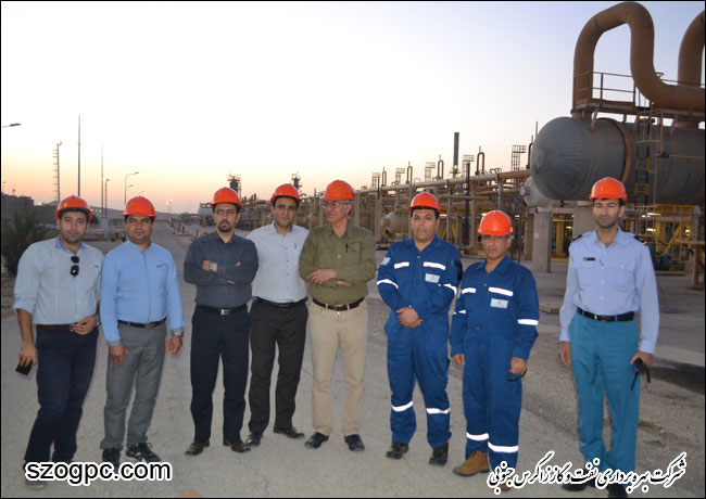 بازدید اساتید دانشگاه آزاد اسلامی واحد مرودشت از مناطق عملیاتی شرکت بهره برداری نفت و گاز زاگرس جنوبی 6