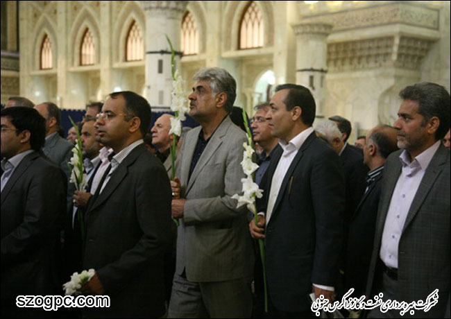 بازدید مدیر عامل ، جمعی از مدیران و کارکنان از حرم امام شهیدان و شهدای انقلاب اسلامی بیانگذار جمهوری اسلامی ایران حضرت امام خمینی (ره) 5