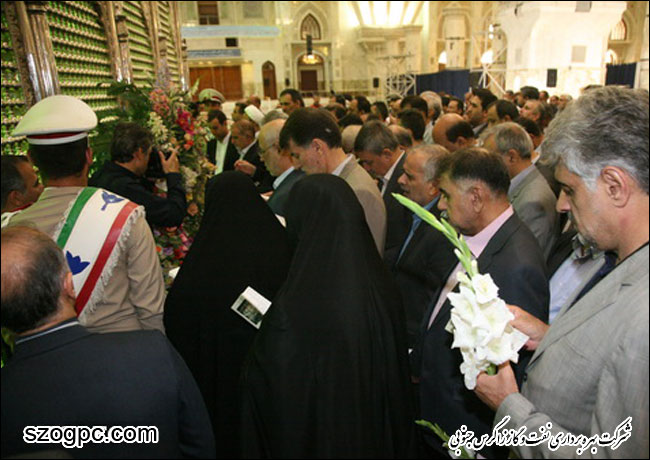 بازدید مدیر عامل ، جمعی از مدیران و کارکنان از حرم امام شهیدان و شهدای انقلاب اسلامی بیانگذار جمهوری اسلامی ایران حضرت امام خمینی (ره) 6
