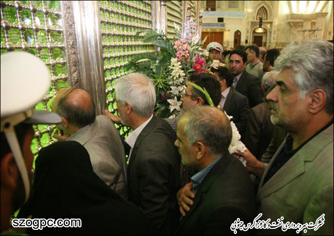 بازدید مدیر عامل ، جمعی از مدیران و کارکنان از حرم امام شهیدان و شهدای انقلاب اسلامی بیانگذار جمهوری اسلامی ایران حضرت امام خمینی (ره) 7
