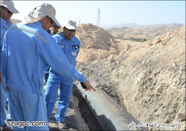 بازدید مدیرعامل شرکت بهره برداری نفت و گاز زاگرس جنوبی از منطقه عملیاتی نار و کنگان 1