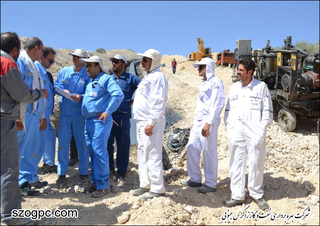 بازدید مدیرعامل شرکت بهره برداری نفت و گاز زاگرس جنوبی از منطقه عملیاتی نار و کنگان 5