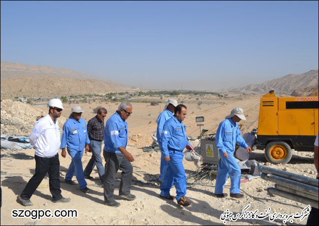 بازدید مدیرعامل شرکت بهره برداری نفت و گاز زاگرس جنوبی از منطقه عملیاتی نار و کنگان 7