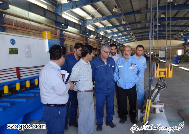 بازدید مدیر عملیات شرکت بهره برداری نفت و گاز زاگرس جنوبی از منطقه عملیاتی پارسیان 2