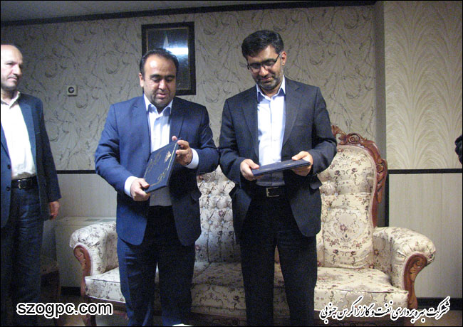 امضاء مواقتنامه همکاری بین شرکت بهره برداری نفت و گاز زاگرس جنوبی و شرکت صنایع الکترونیک شیراز 2