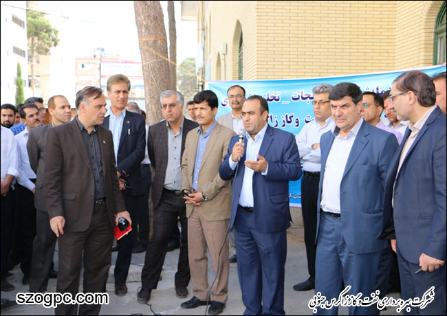 مانور زلزله ، پناه گیری و تخلیه اضطراری در ستاد شرکت بهره برداری نفت و گاز زاگرس جنوبی 7