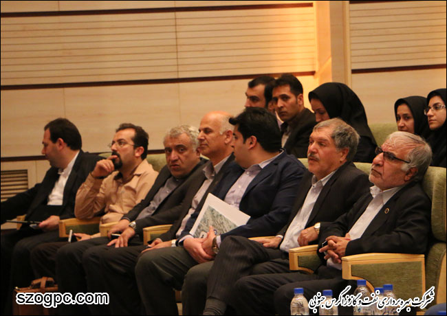 مهندس زنگنه وزیر نفت در جمع مدیران واحد های صنعت نفت فارس ، اساتید و دانشجویان دانشکده نفت شیراز 4