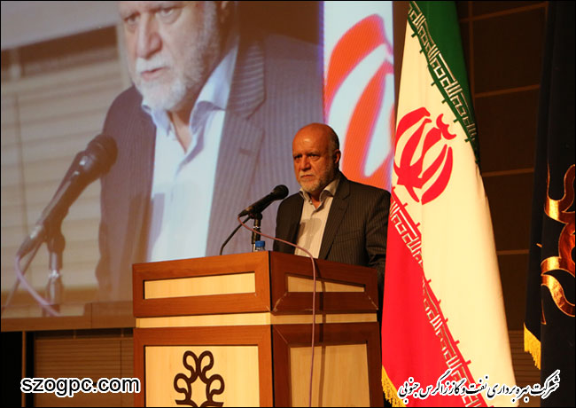 مهندس زنگنه وزیر نفت در جمع مدیران واحد های صنعت نفت فارس ، اساتید و دانشجویان دانشکده نفت شیراز 7