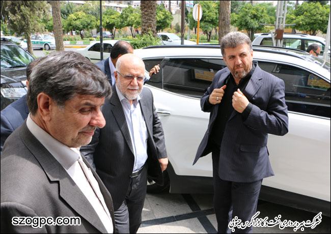 بازدید مهندس بیژن زنگنه وزیر نفت از ستاد شرکت بهره برداری نفت و گاز زاگرس جنوبی 1