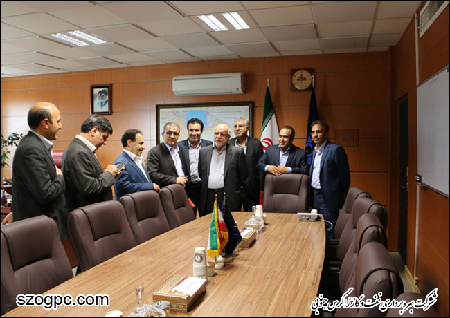 بازدید مهندس بیژن زنگنه وزیر نفت از ستاد شرکت بهره برداری نفت و گاز زاگرس جنوبی 6