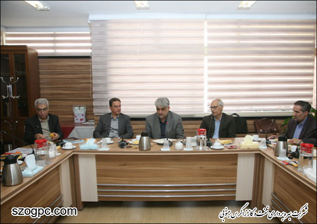 مراسم معارفه مهندس محمد مام بیگی مدیر عامل جدید شرکت بهره برداری نفت و گاز شرق و تودیع مهندس مهدی پور  1