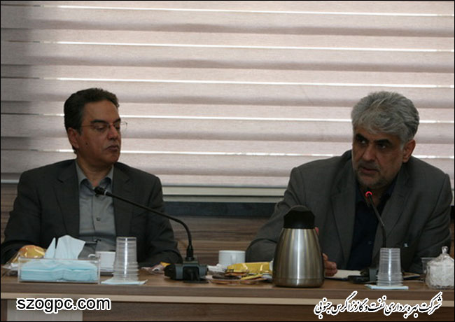 مراسم معارفه مهندس محمد مام بیگی مدیر عامل جدید شرکت بهره برداری نفت و گاز شرق و تودیع مهندس مهدی پور  2