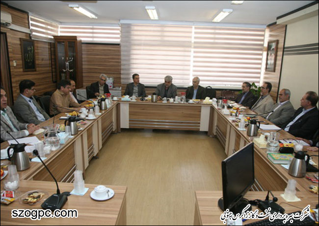 مراسم معارفه مهندس محمد مام بیگی مدیر عامل جدید شرکت بهره برداری نفت و گاز شرق و تودیع مهندس مهدی پور  7