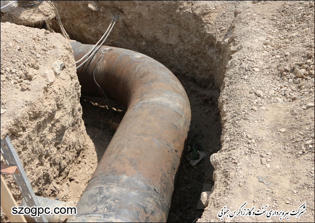 آغاز تعمیرات اساس خط لوله ۴۲ اینچ انتقال گاز پالایشگاه گاز فراشبند شرکت بهره برداری نفت و گاز زاگرس جنوبی 5