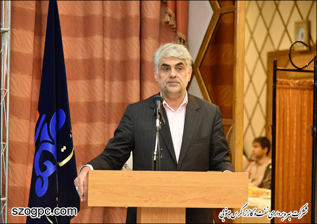 مراسم تودیع و تجلیل از خدمات شایسته مهندس محمدرضا مهدی پور مدیر عامل سابق شرکت بهره برداری نفت و گاز شرق 3