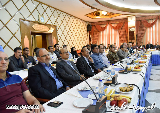 مراسم تودیع و تجلیل از خدمات شایسته مهندس محمدرضا مهدی پور مدیر عامل سابق شرکت بهره برداری نفت و گاز شرق 4