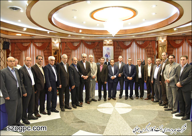 مراسم تودیع و تجلیل از خدمات شایسته مهندس محمدرضا مهدی پور مدیر عامل سابق شرکت بهره برداری نفت و گاز شرق 7