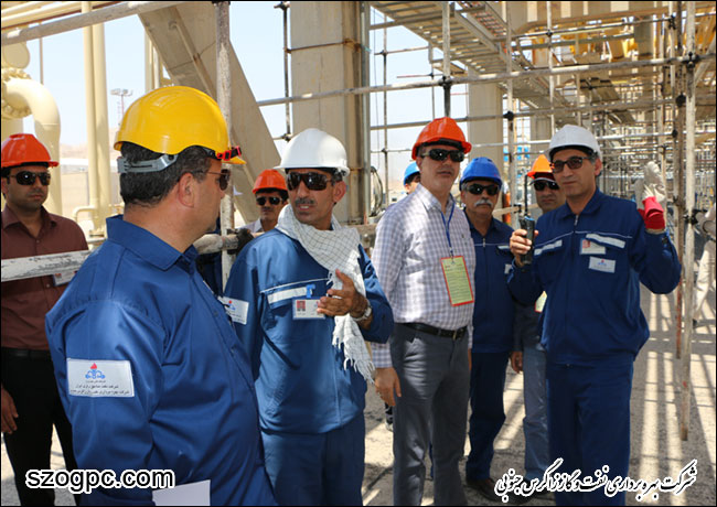 بازدید مدیرتولید شرکت نفت مناطق مرکزی ایران از منطقه عملیاتی آغار و دالان 3