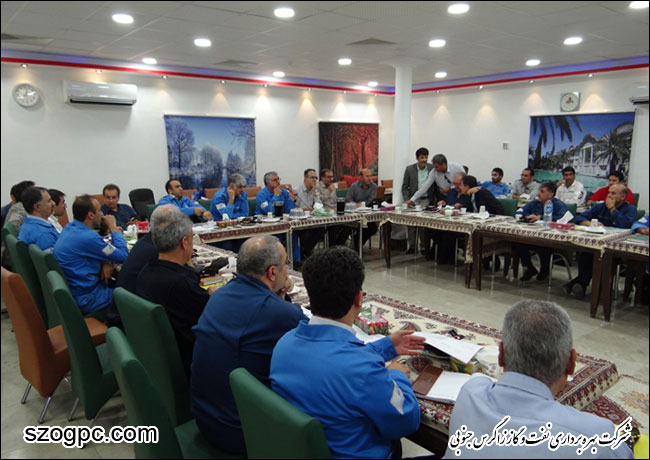 بازدید مدیر عامل شرکت نفت مناطق مرکزی ایران از منطقه عملیاتی پارسیان شرکت بهره بردای نفت و گاز زاگرس جنوبی 11