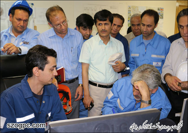 بازدید مهندس سلبعلی کریمی مدیر عامل شرکت نفت مناطق مرکزی ایران از منطقه عملیاتی نار و کنگان 2