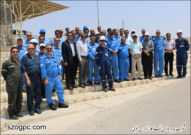 بازدید مهندس سلبعلی کریمی مدیر عامل شرکت نفت مناطق مرکزی ایران از منطقه عملیاتی نار و کنگان 4