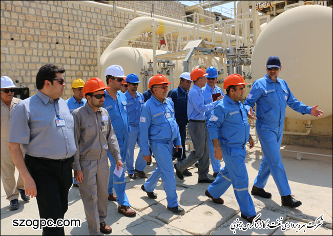 بازدید مهندس سلبعلی کریمی مدیر عامل شرکت نفت مناطق مرکزی ایران از منطقه عملیاتی نار و کنگان 10