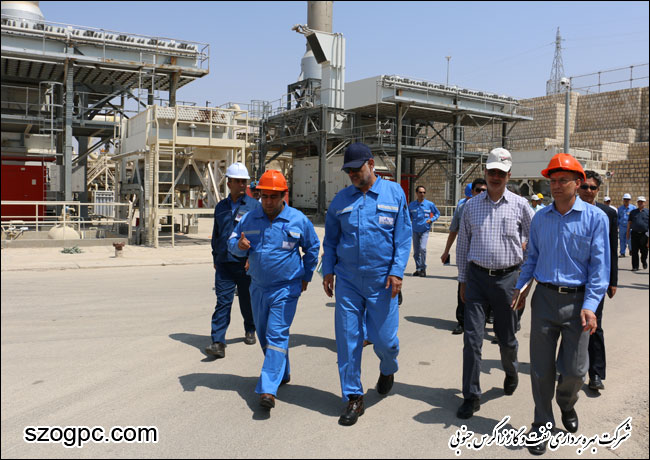 بازدید مهندس سلبعلی کریمی مدیر عامل شرکت نفت مناطق مرکزی ایران از منطقه عملیاتی نار و کنگان 14