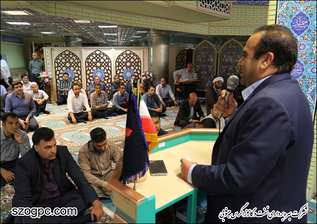 تجلیل از جانباز سرافراز شاغل در ستاد شرکت بهره برداری نفت و گاز زاگرس جنوبی 2