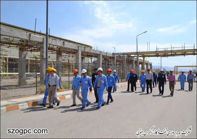 بازدید مهندس محمدی مدیر عملیات شرکت بهره برداری نفت و گاز زاگرس جنوبی از منطقه عملیاتی سروستان و سعادت آباد 8