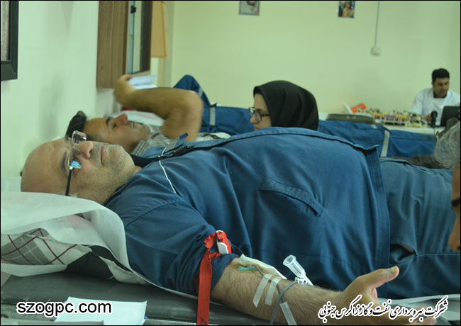 اهدای ۲۸ هزار و ۵۰۰ سی سی خون توسط کارکنان منطقه عملیاتی سروستان و سعادت آباد 6
