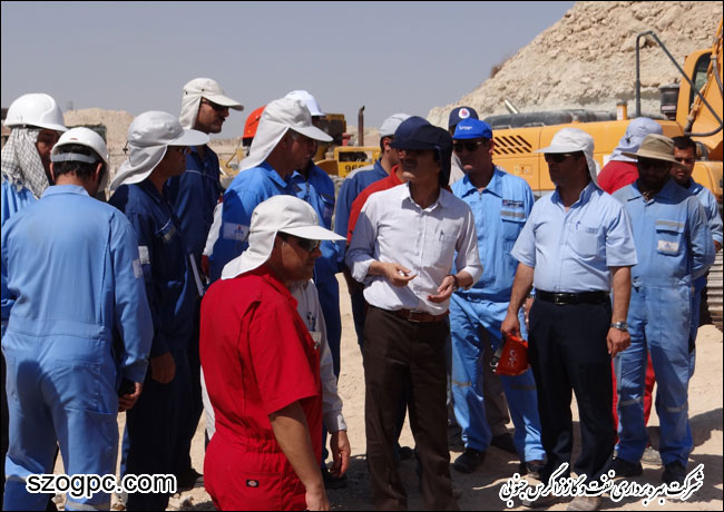 بازدید مدیر عملیات شرکت بهره برداری نفت و گاز زاگرس جنوبی از منطقه عملیاتی پارسیان 1